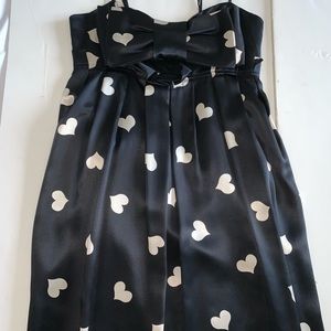 Black Silk Mini Dress
